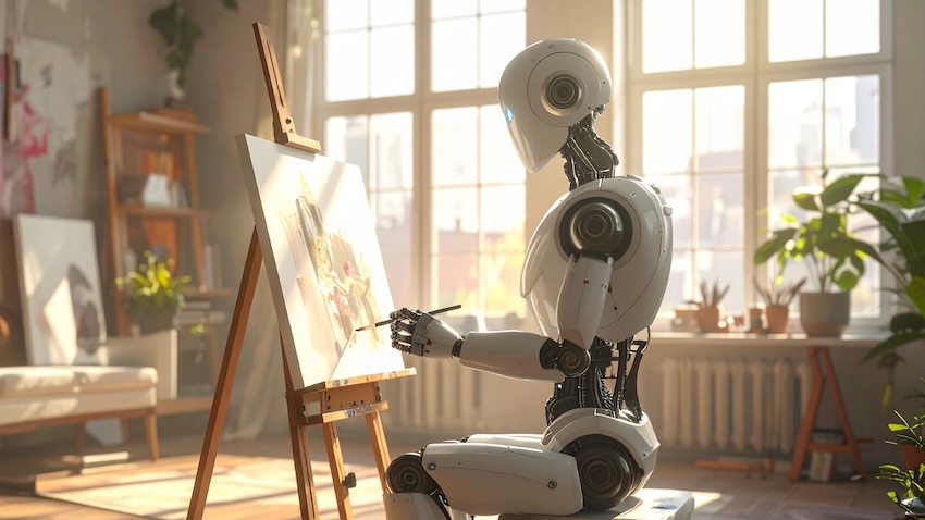 Robots With Paintbrushes: Can AI Help Artists Make a Living?